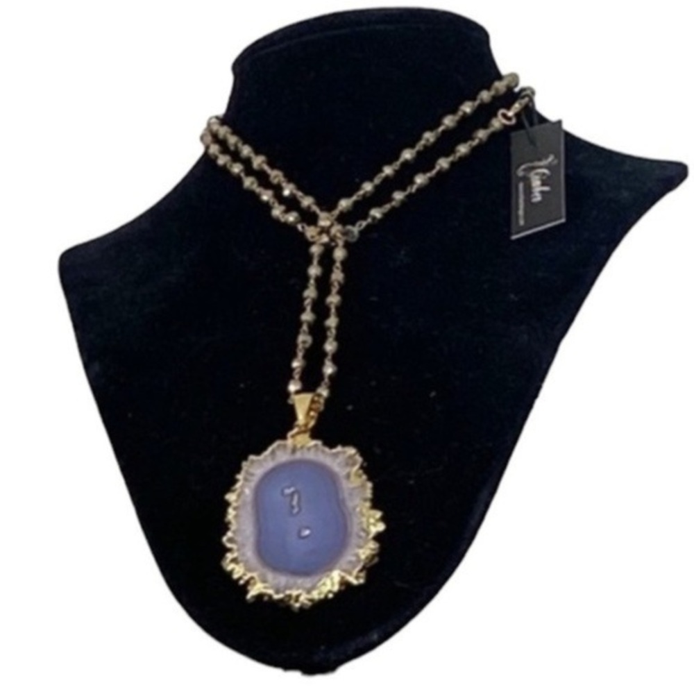 CIMBER NWT Pendant Necklace Stone Long - New with Tags